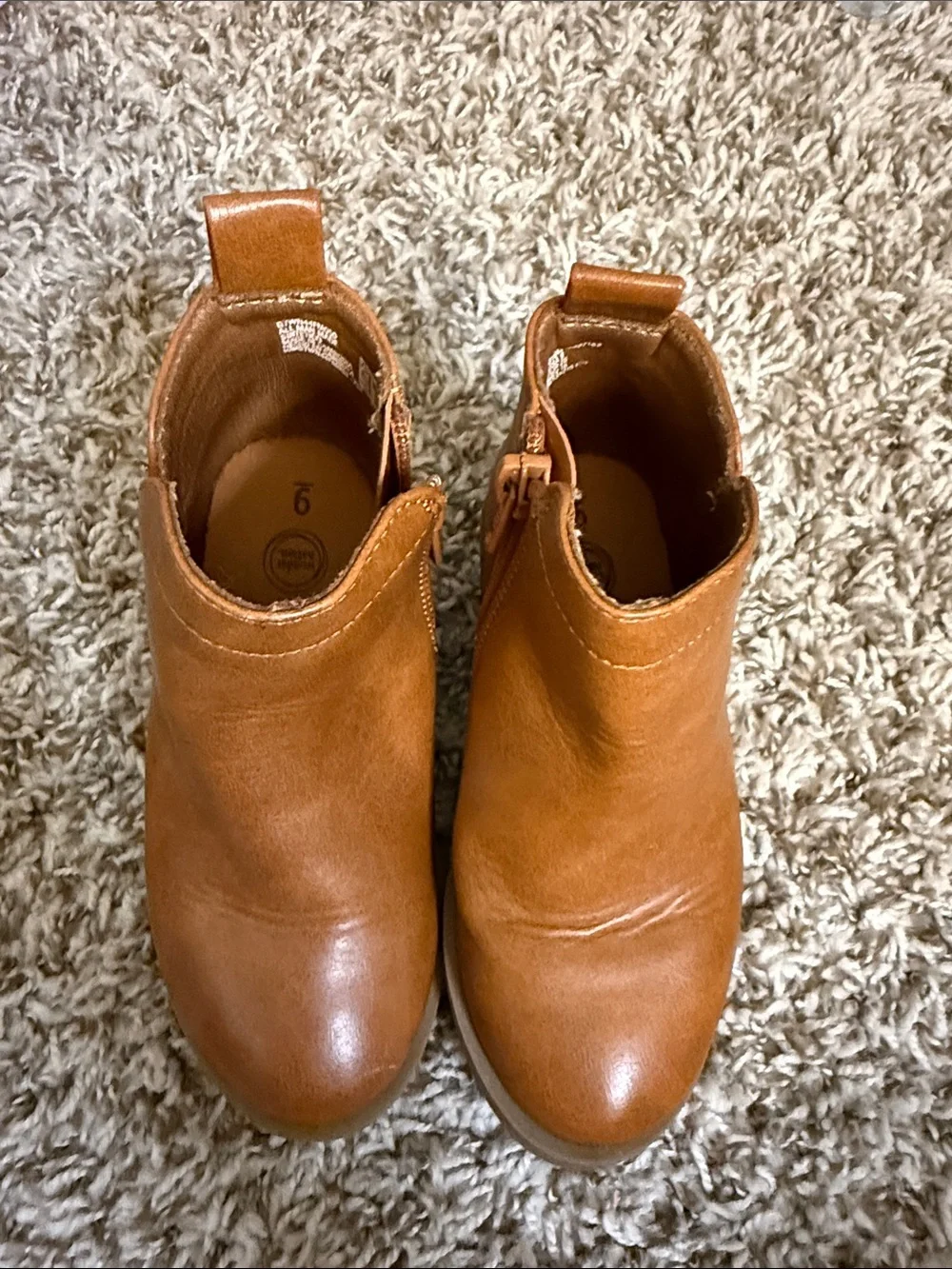 wonder nation Kids Brown Chelsea Ankle Boots